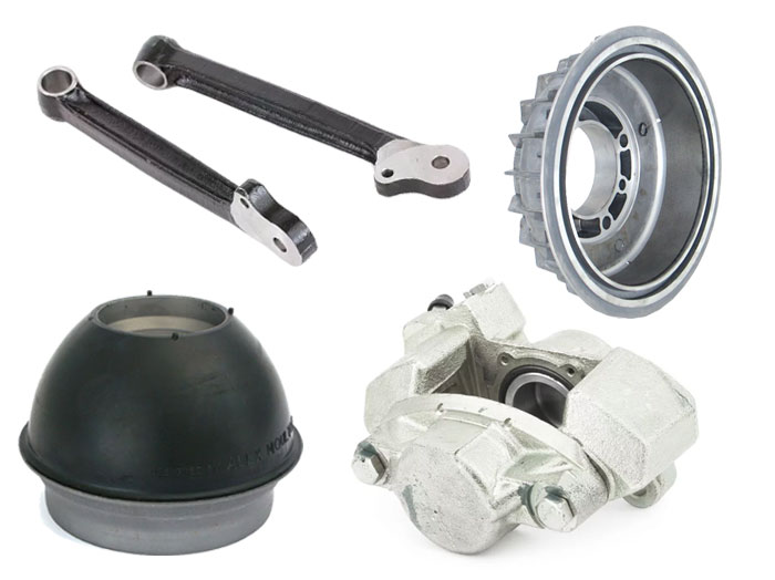 Classic Mini brake and suspension components