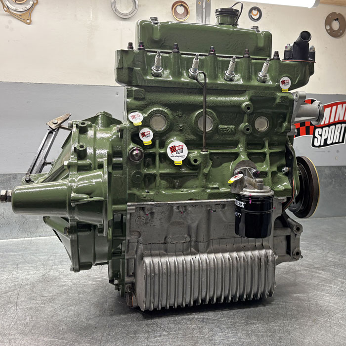 Complete Mini Sport remanufactured A-Series engine for Classic Mini