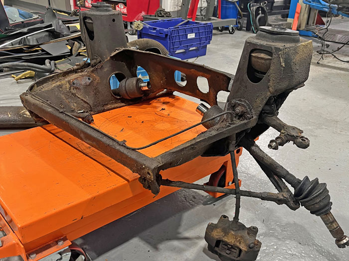 Components removed during Mini 30 restoration